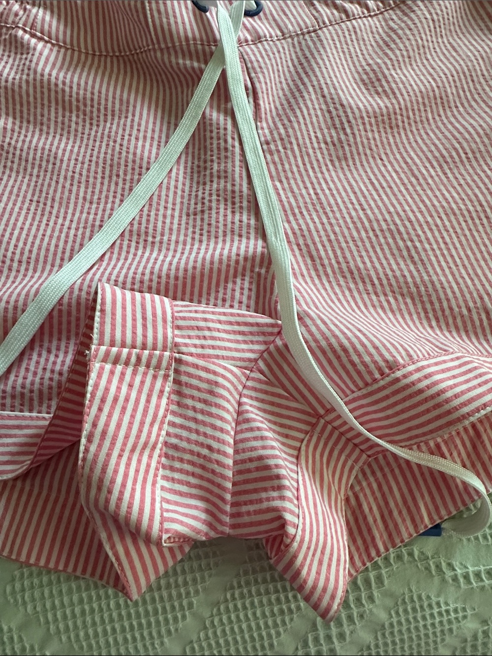 Vineyard Vines Pink Striped Drawstring Athletic Shorts - Picture 5 of 9